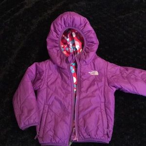 North face reversible jacket